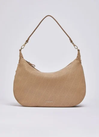 Borsa Hobo grande con intagli al laser
