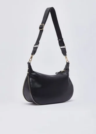 Borsa Hobo media con logo monogramma