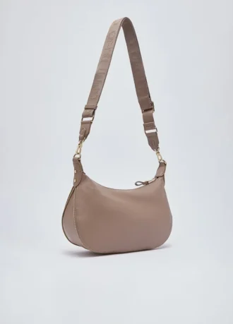 Borsa Hobo media con logo monogramma
