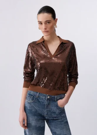 Maglione con paillettes Maglione con paillettes