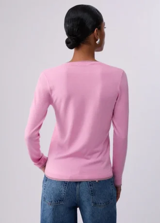 Maglione con scollo a V e spacchi Maglione con scollo a V e spacchi